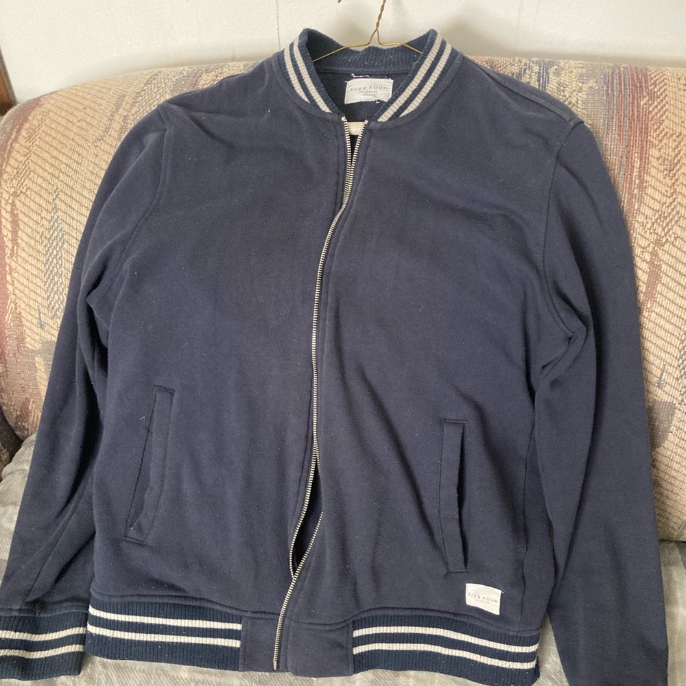 Men’s medium Five Four Club zipped preppy sweater